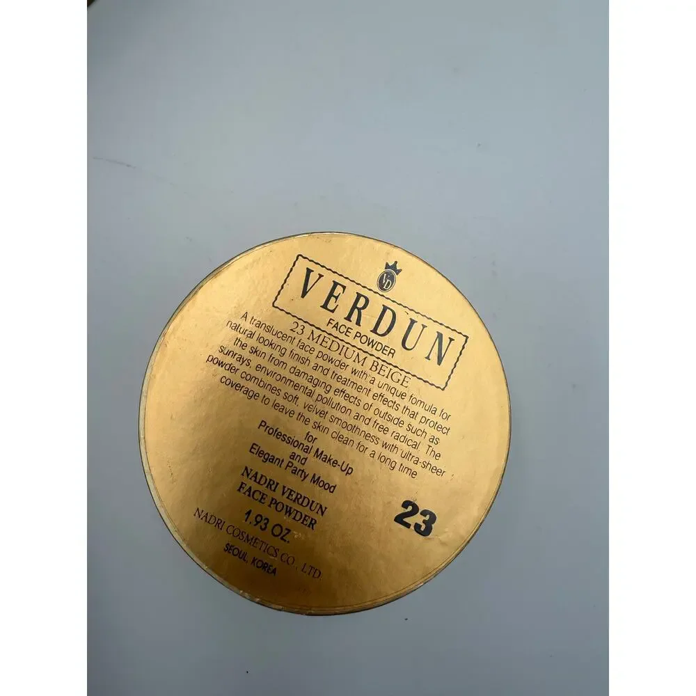 NIB Verdun Face Powder 23 Medium Beige‎